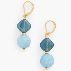 TALBOTS -  Soft Stones Drop Earrings